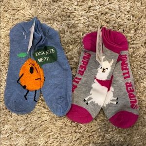 ⭐️🧦Cute Socks crew cut size 4-10 Oranges 🍊🦙